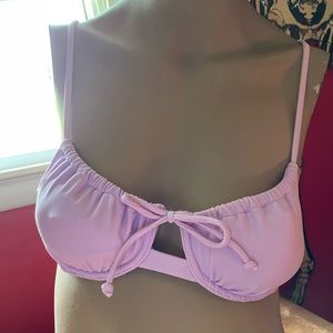 NWOT Lavender Purple Underwire Bikini Top
